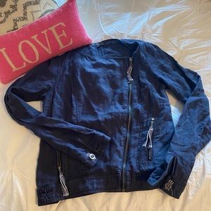 Michael Stars blue light weight jacket XS